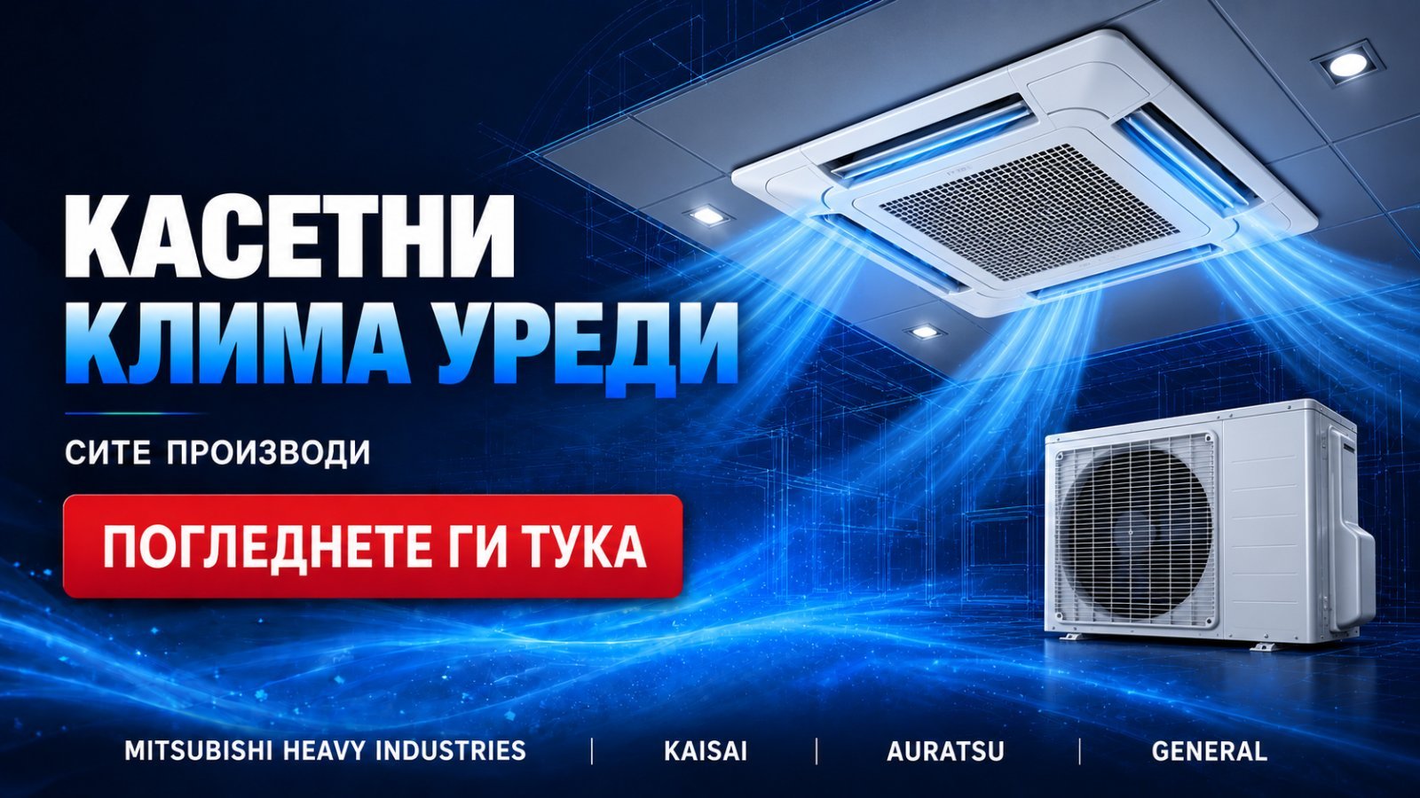 Касетни клима уреди